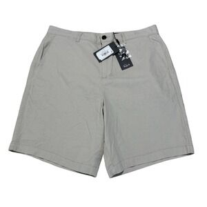 NWT Rails Men's Stone Beige Boden Shorts Flat Front Size 33 x 8.5